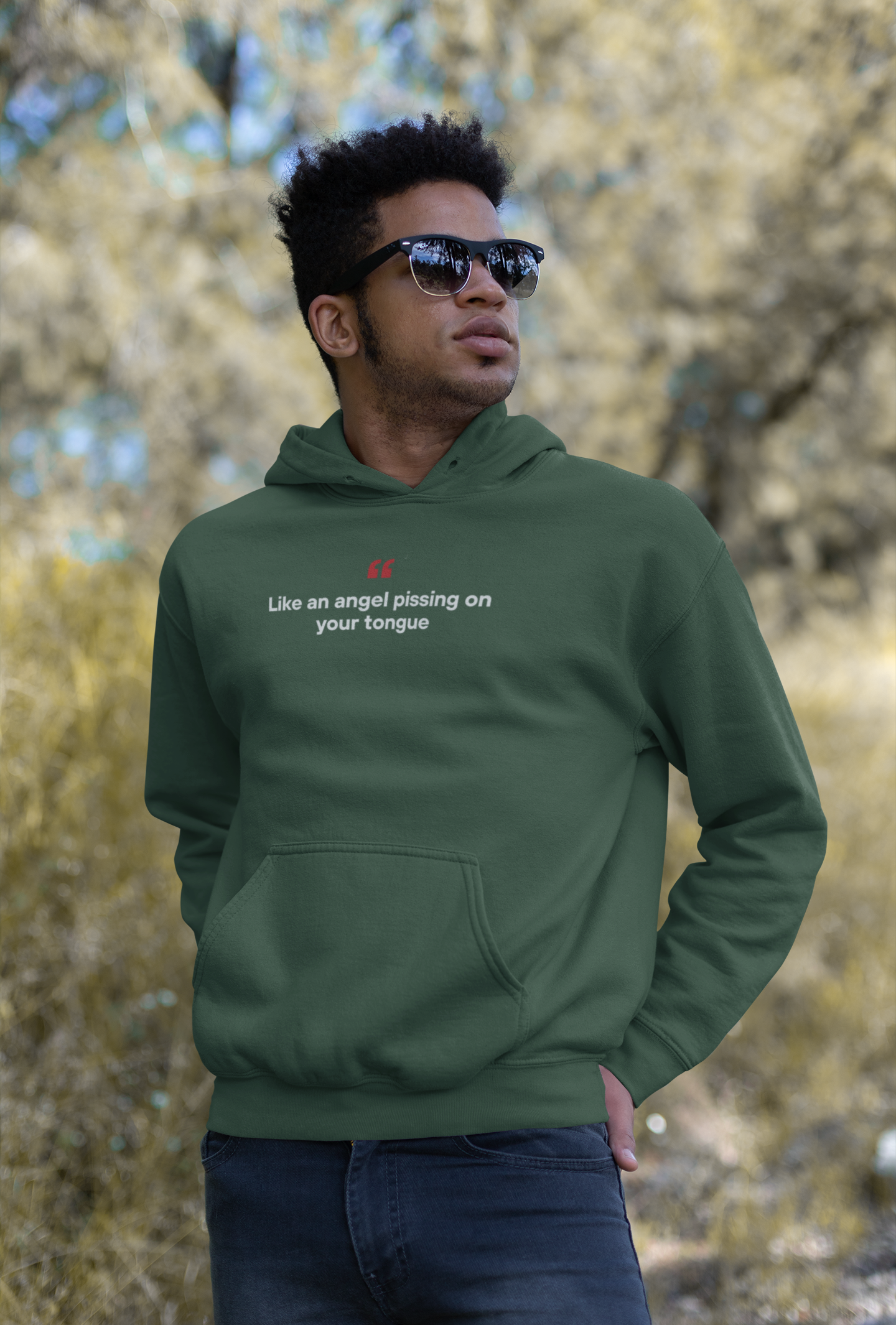 Angel Pissing On Your Tongue 👼 | Unisex Premium Hoodie