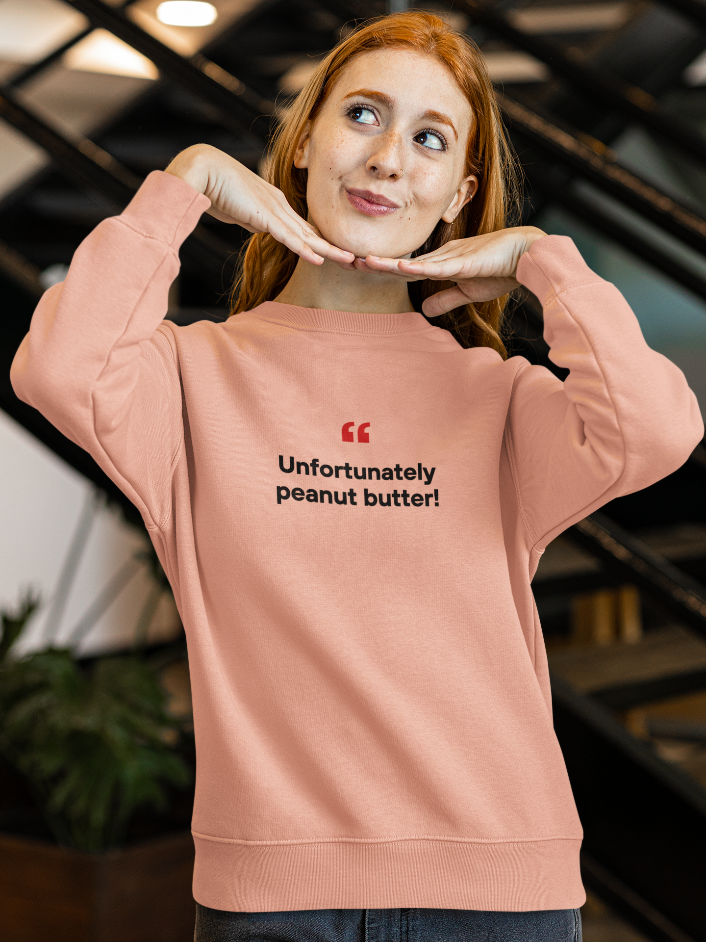 Unfortunately Peanut Butter 🥜 | Unisex Premium Sweatshirt