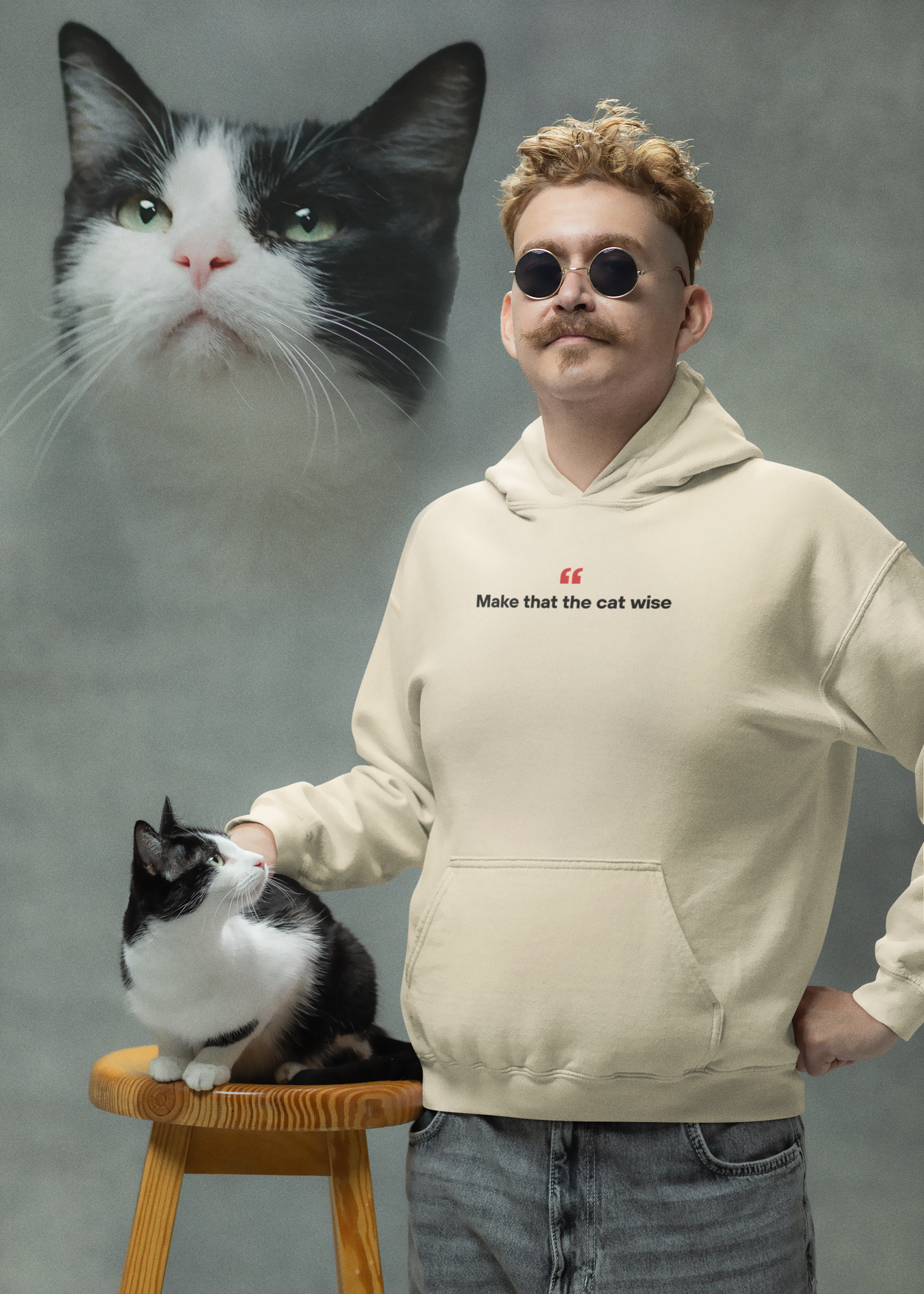 Make That The Cat Wise 🐈 | Unisex Premium Hoodie