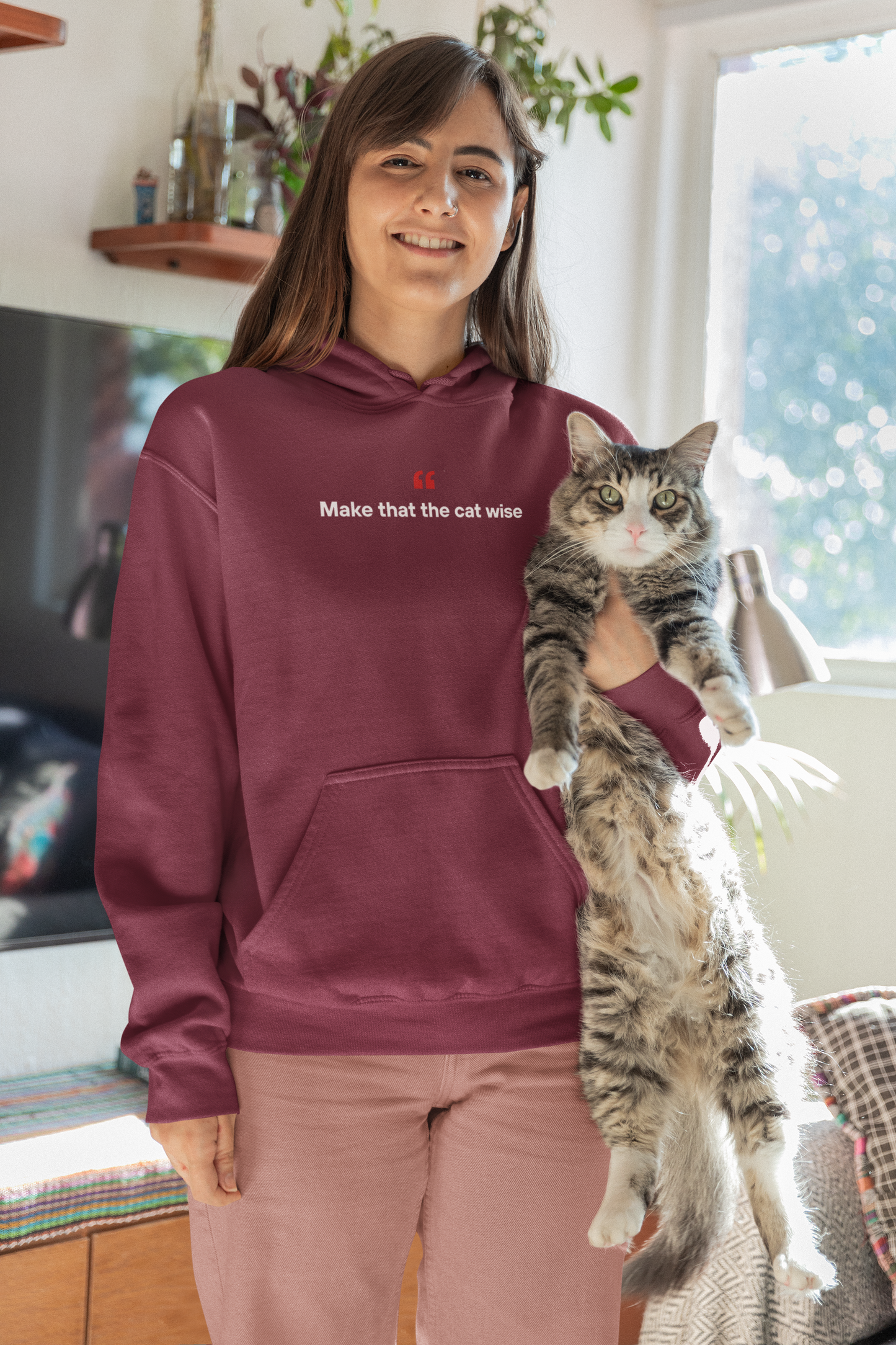 Make That The Cat Wise 🐈 | Unisex Premium Hoodie