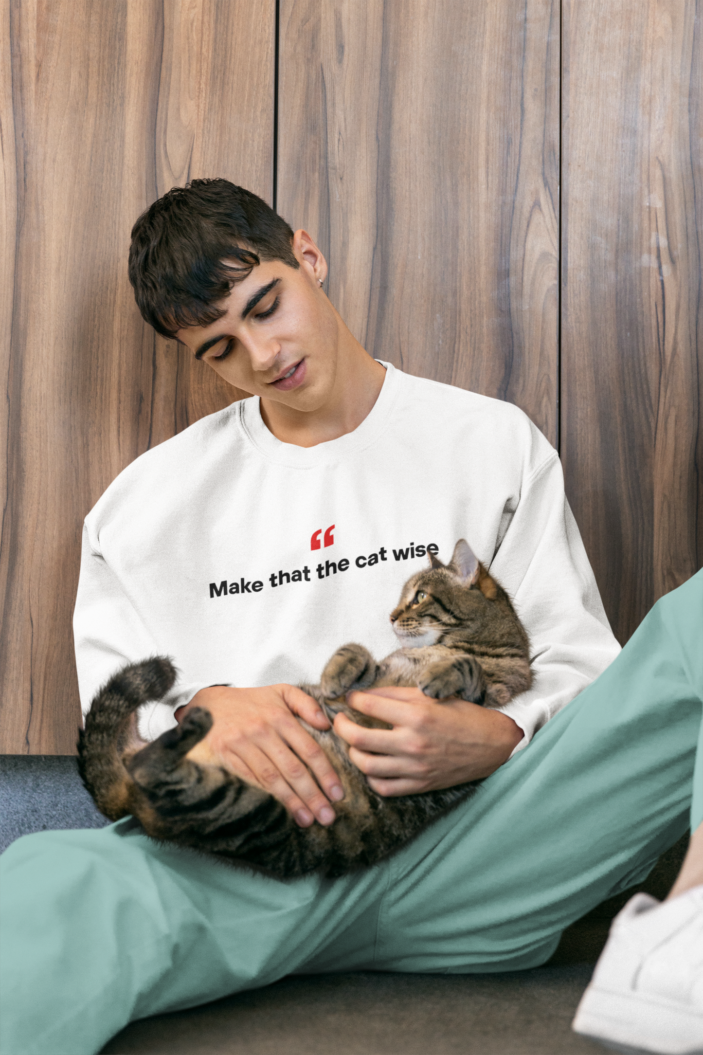 Make That The Cat Wise 🐈 | Unisex Premium Sweatshirt