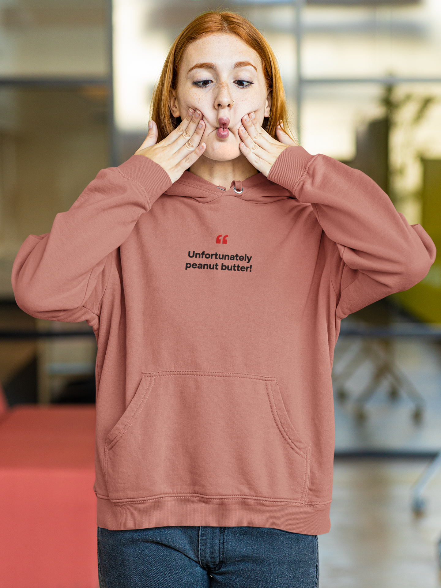 Unfortunately Peanut Butter 🥜 | Unisex Premium Hoodie