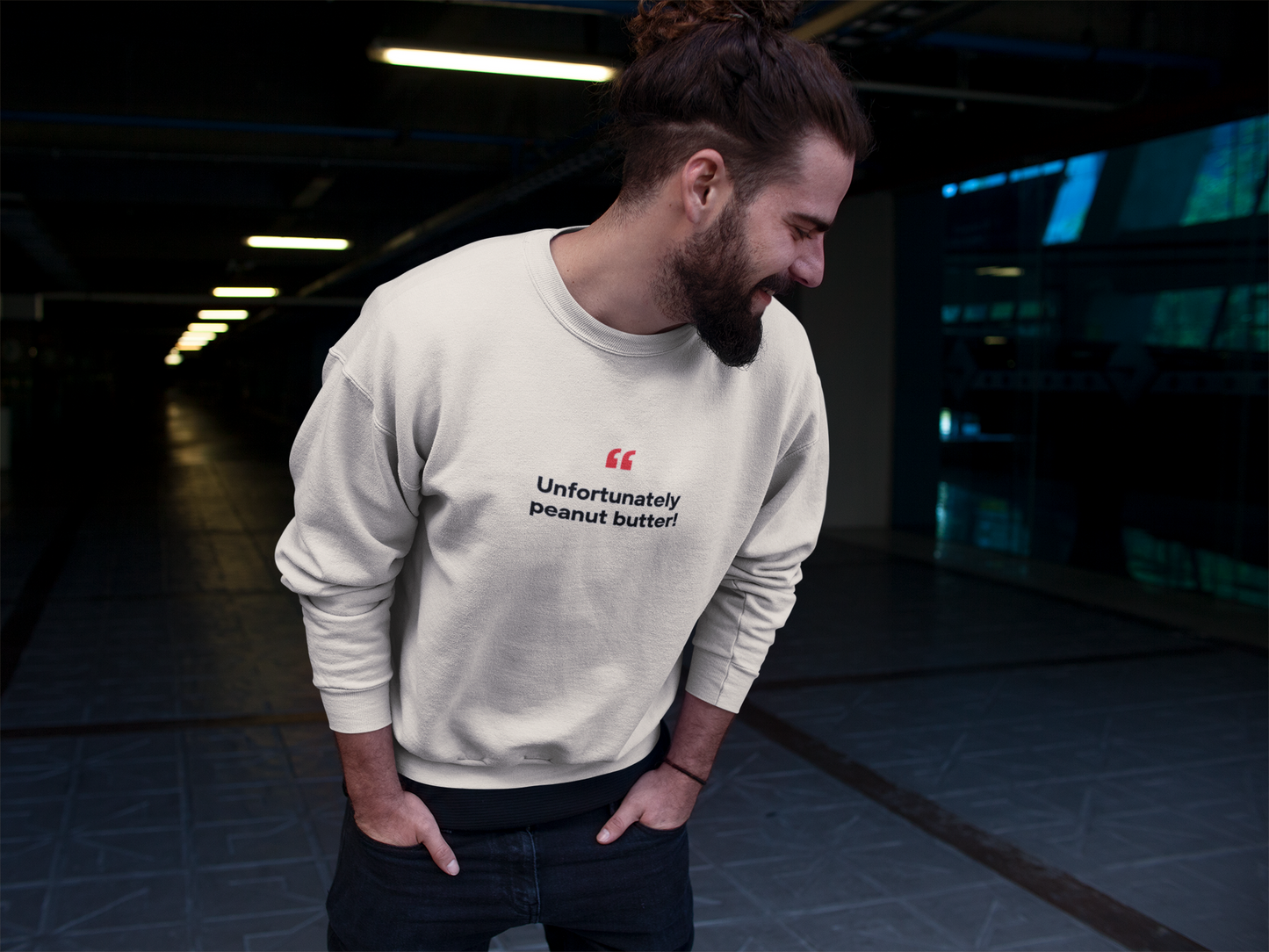 Unfortunately Peanut Butter 🥜 | Unisex Premium Sweatshirt