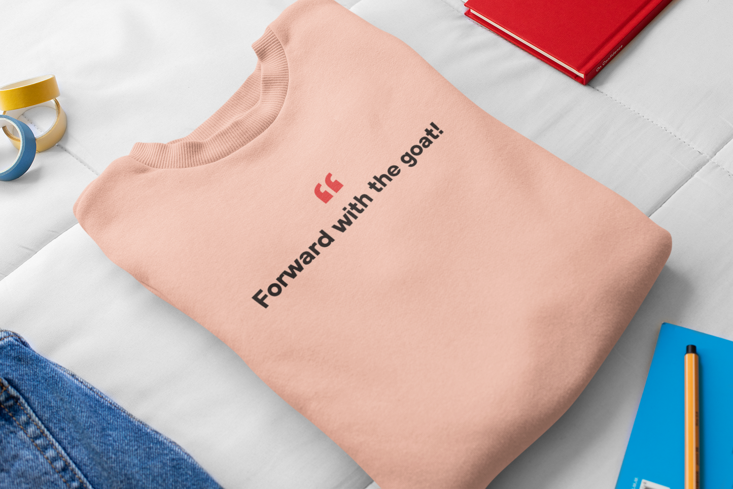Forward With The Goat 🐐 | Unisex Premium Sweatshirt