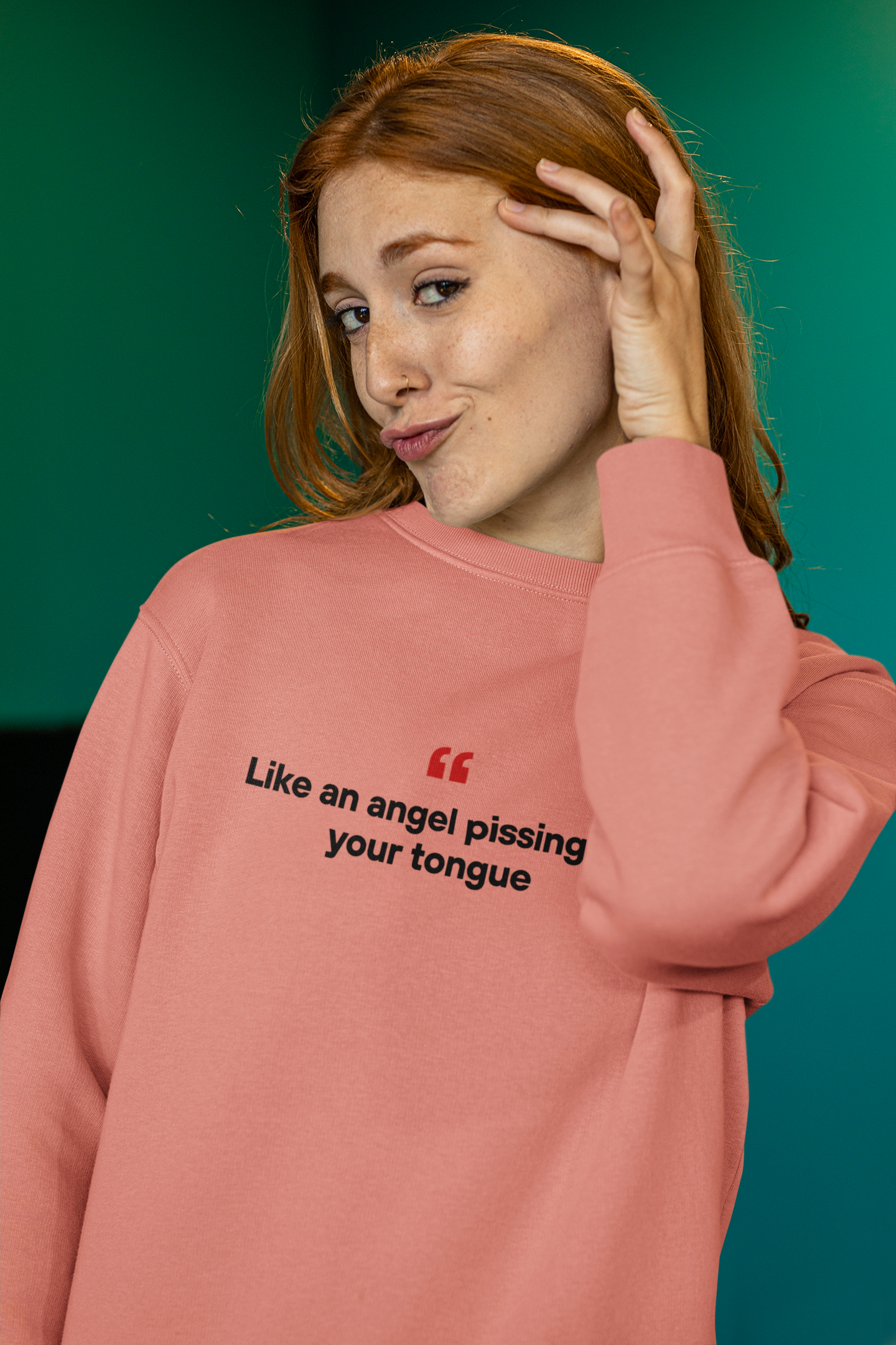 Angel Pissing On Your Tongue 👼 | Unisex Premium Sweatshirt