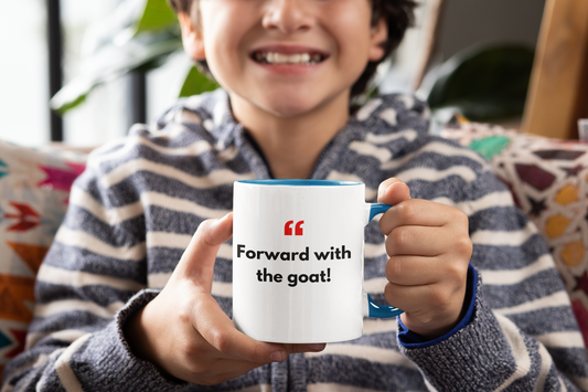 Forward With The Goat 🐐 | Tas Met Kleur Binnenin