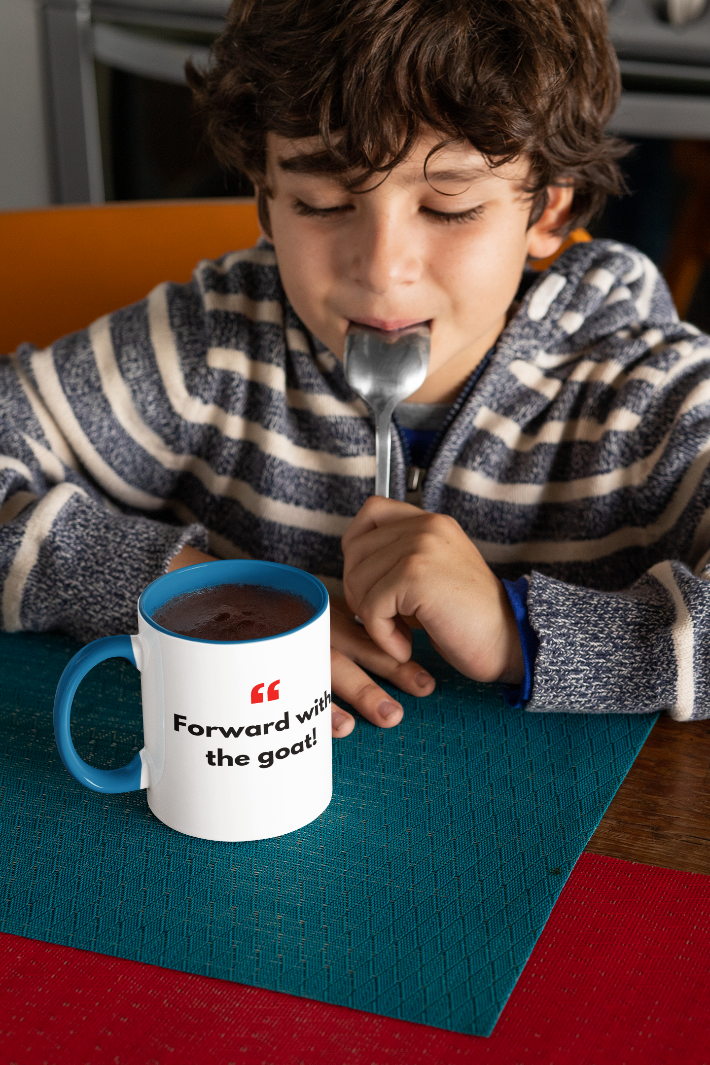 Forward With The Goat 🐐 | Mug & Color Inside