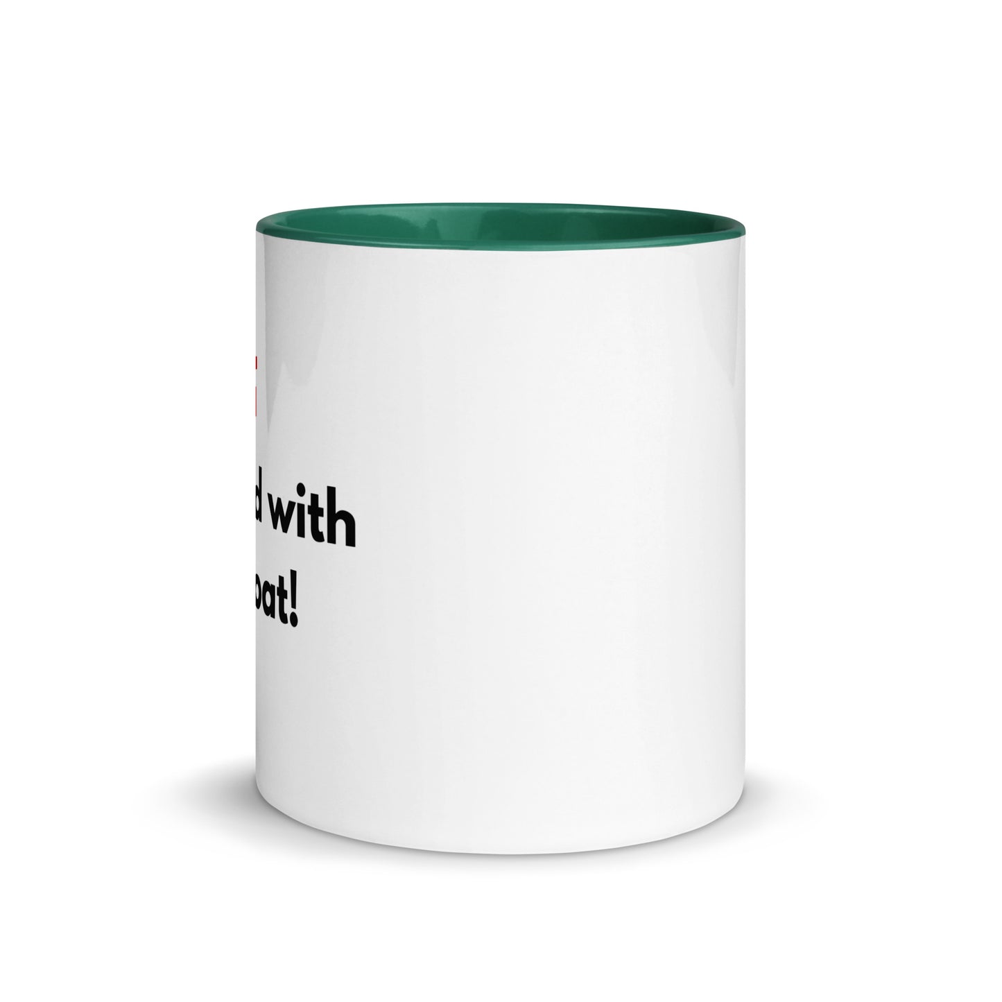 Mug with Color Inside - with Real Dutch/Belgian Saying/Quote Translated to English (Funny) - Goat