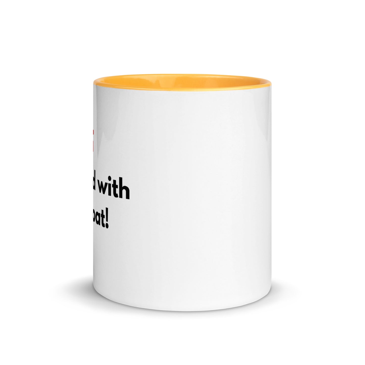 Mug with Color Inside - with Real Dutch/Belgian Saying/Quote Translated to English (Funny) - Goat