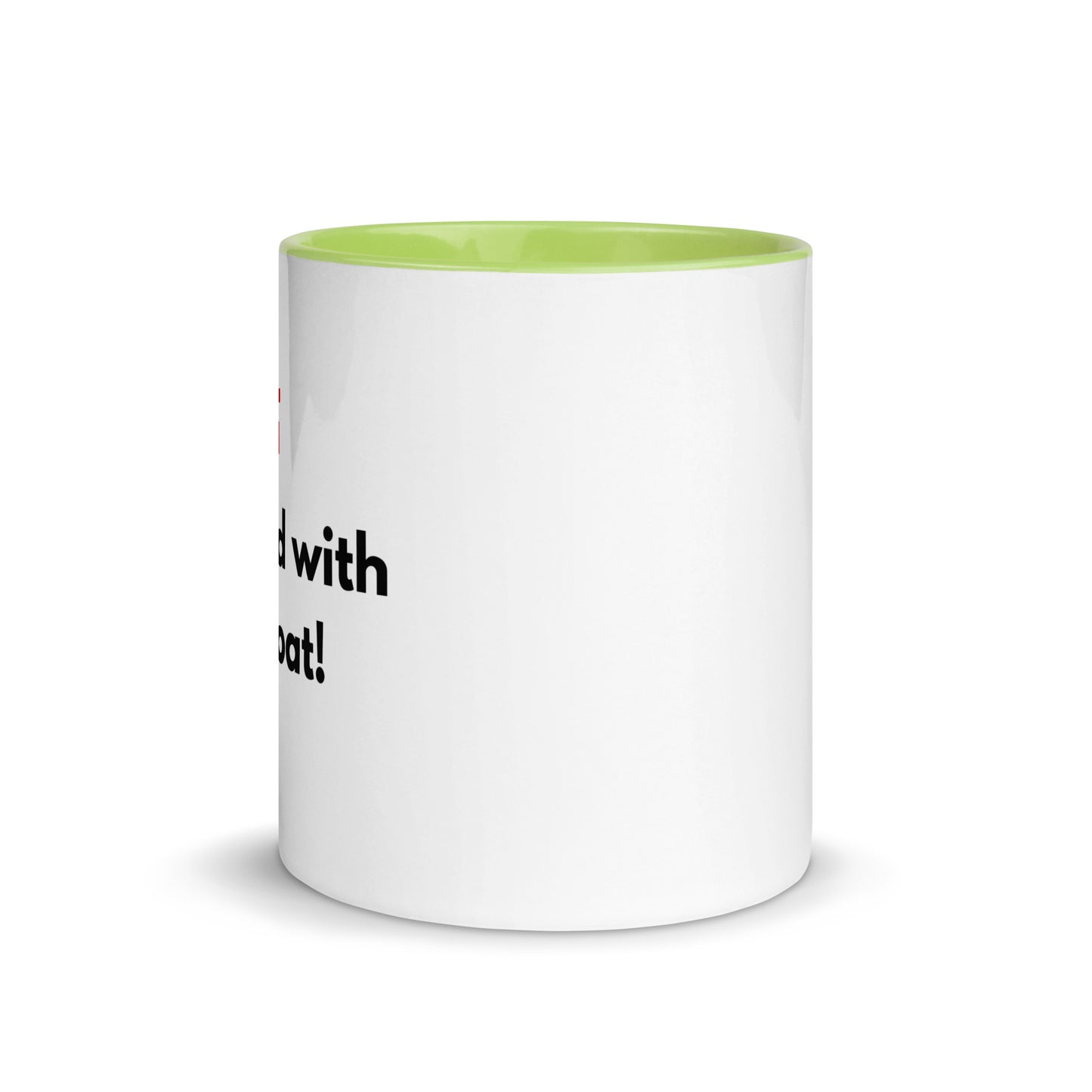 Mug with Color Inside - with Real Dutch/Belgian Saying/Quote Translated to English (Funny) - Goat