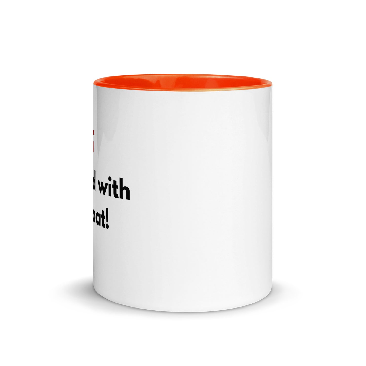 Mug with Color Inside - with Real Dutch/Belgian Saying/Quote Translated to English (Funny) - Goat