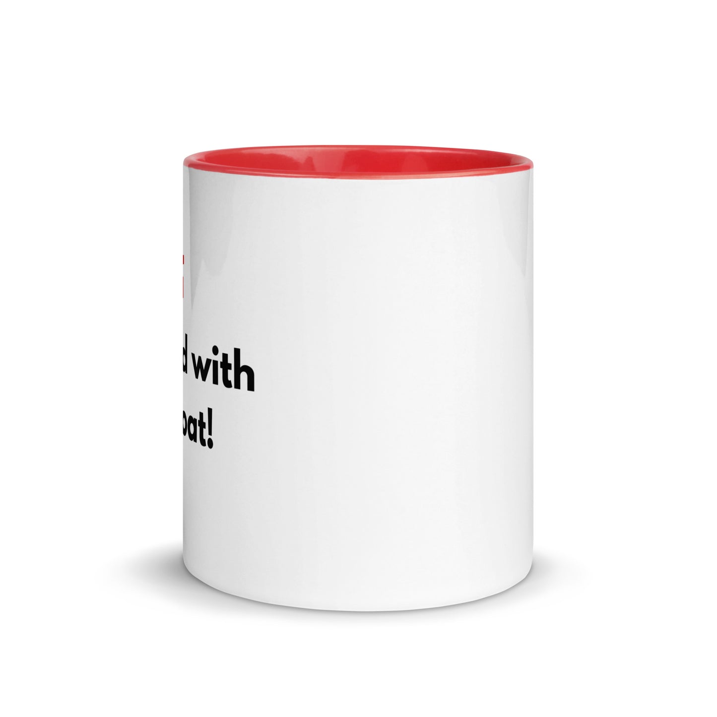 Mug with Color Inside - with Real Dutch/Belgian Saying/Quote Translated to English (Funny) - Goat