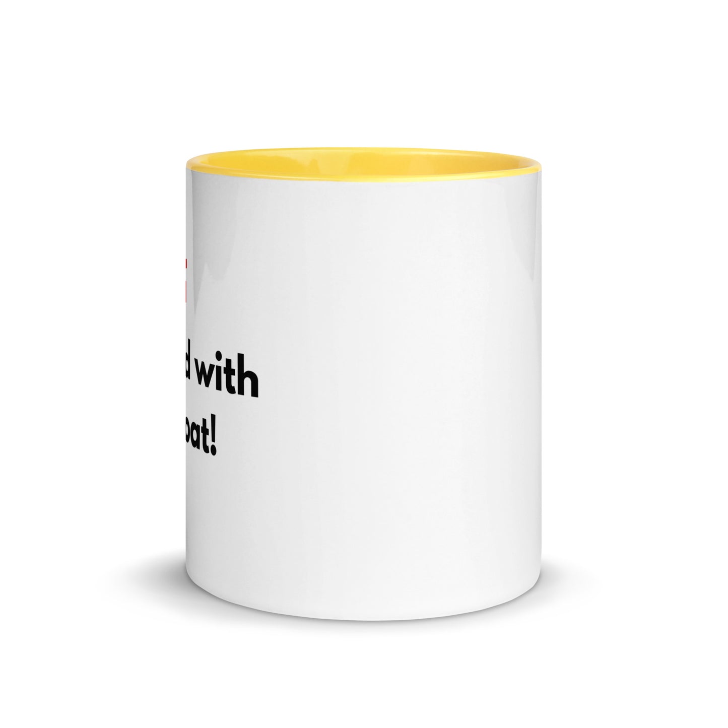 Mug with Color Inside - with Real Dutch/Belgian Saying/Quote Translated to English (Funny) - Goat